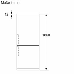 Bosch KGN362LAF Freistehende Kühl-Gefrier-Kombination mit Gefrierbereich unten