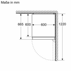 Bosch KGN362LAF Freistehende Kühl-Gefrier-Kombination mit Gefrierbereich unten