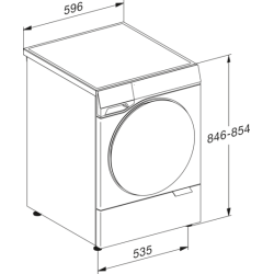 Miele 12698680 WQ 1200 WPS Nova Edition W2 Waschmaschine Frontlader