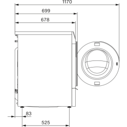 Miele 12698680 WQ 1200 WPS Nova Edition W2 Waschmaschine Frontlader