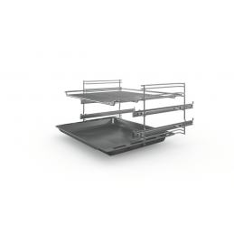 Bosch HKR39C220 Elektroherd mit Glaskeramik-Kochfeld & 3D-Heißluft