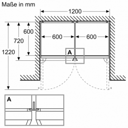 Siemens MK69KGNIAA Kühl-Gefrier-Kombination | coolFlex, noFrost