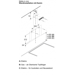 Siemens LC65KDK20 Schrägesse mit touchControl & leisem Motor