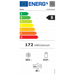 Bosch KGP86AXB0N: XXL Kühl-Gefrierkombination mit No Frost