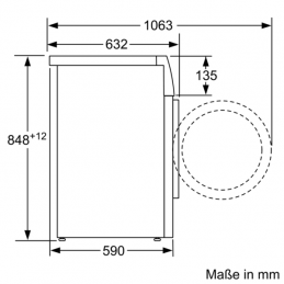 Constructa CWF14J05 Waschmaschine - Energieklasse A, Mengenautomatik