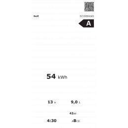 Neff S155EBX04D vollintegrierter Geschirrspüler | 13 MG, Open Dry