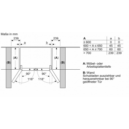 Siemens KF96IAPEA Kühl-/Gefrierkombination mit Eis- & Wasserspender