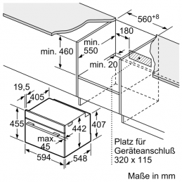 Siemens CM724G1B1: Einbaubackofen mit Mikrowelle, Sprachsteuerung & Home Connect