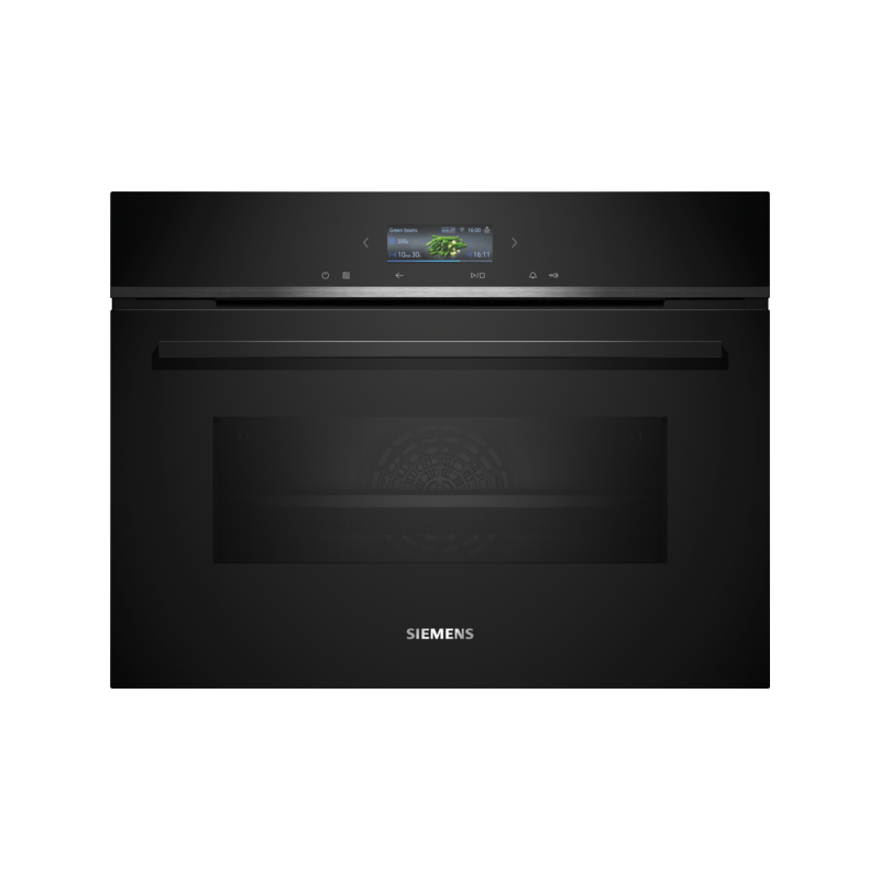 Siemens CM724G1B1: Einbaubackofen mit Mikrowelle, Sprachsteuerung & Home Connect