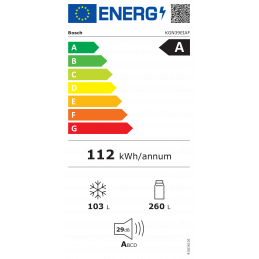 Bosch KGN39EIAF Kühlkombi | VitaFresh, No Frost, Klasse A