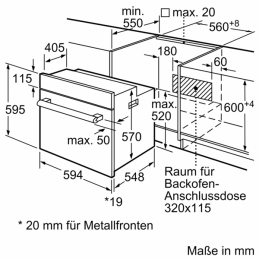 Siemens HE013FBB1+EA64RGNA1E Herdset mit 3D Heißluft