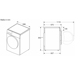 Bosch WRB247C90 Trockner - 9 kg, Energieklasse A, App-Steuerung