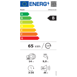 Bosch SMI6ZCS16E Einbau-Geschirrspüler teilintegriert, Zeolith, HomeConnect