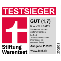 Bosch WUU28T71 Waschmaschine, unterbaufähig - Frontlader