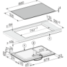 Miele 12911540 KM 8585 FL MattFinish Herdunabhängiges Induktionskochfeld