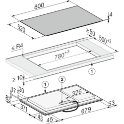 Miele 12911540 KM 8585 FL MattFinish Herdunabhängiges Induktionskochfeld