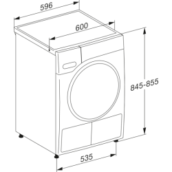 Miele 11819590 TWH780WP EcoSpeed&9kg T1 Wärmepumpentrockner