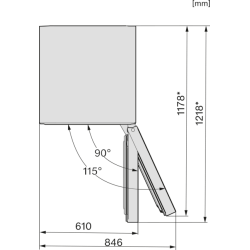 Miele 12430970 KS 4383 DD Stand-Kühlschrank