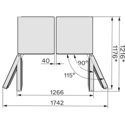Miele 12430970 KS 4383 DD Stand-Kühlschrank