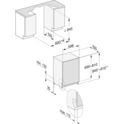 Miele 12912190 G 7658 SCVi XXL AD EnergyHero Vollintegrierter Geschirrspüler XXL