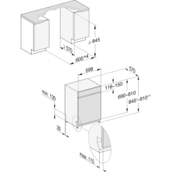Miele 12912170 G 7608 SCi XXL AD EnergyHero Integrierter Geschirrspüler XXL