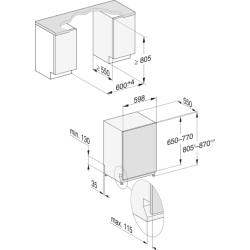 Miele 12845760 G 5851 SCVi Active Plus Vollintegrierter Geschirrspüler
