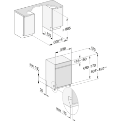Miele 12845900 G 5811 i Active Plus Integrierter Geschirrspüler