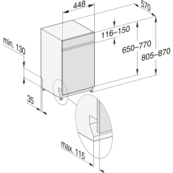 Miele 12142710 G 5540 SCi SL Active Integrierter Geschirrspüler 45cm