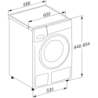 Miele 12703550 WWA120 WPS 8kg Active W1 Waschmaschine Frontlader