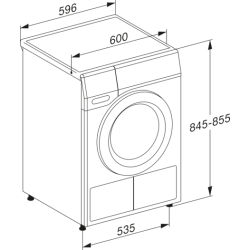 Miele 12772870 TEH795WP EcoSpeed&9kg T1 Wärmepumpentrockner