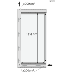 Miele 12361910 K 7348 C Einbau-Kühlschrank 122cm Nischenhöhe