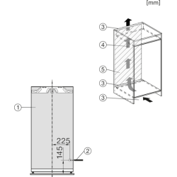 Miele 12361910 K 7348 C Einbau-Kühlschrank 122cm Nischenhöhe