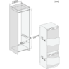 Miele 12445050 KF 7742 C Einbau-Kühl-Gefrierkombination 178cm Nischenhöhe