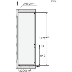Miele 12445050 KF 7742 C Einbau-Kühl-Gefrierkombination 178cm Nischenhöhe