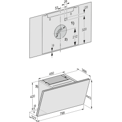 Miele 12533950 DAH 2860 Escala Wand-Dunstabzugshaube