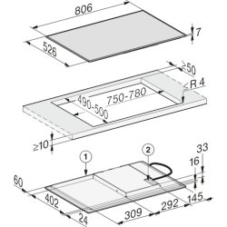 Miele 12315520 KM 7373 FR Herdunabhängiges Induktionskochfeld