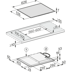 Miele 12315500 KM 7361 FR Herdunabhängiges Induktionskochfeld
