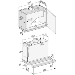 Miele 11862180 DAS 4620 Flachpaneelhaube