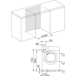 Miele 11568330 WTD165 WPM 8/5kg WT1 Waschtrockner