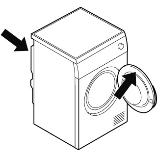 Typenschild Trockner