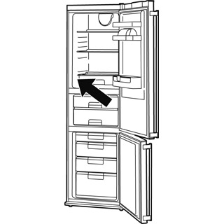 Typenschild Kühlschrank