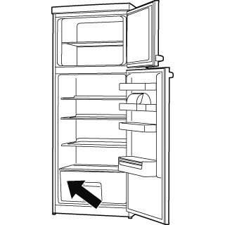 Typenschild Gefrierschrank
